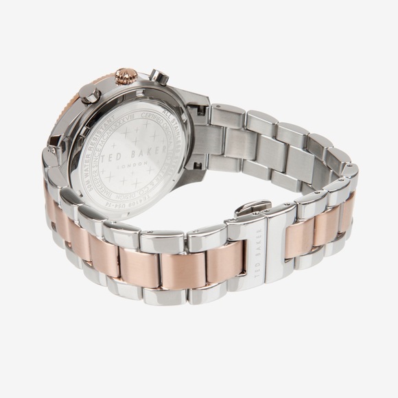 Ted Baker London two tone rose gold Chrono watch - Picture 6 of 8